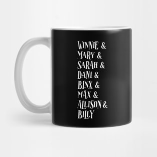 Hocus Pocus Characters Mug